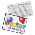 thumbnail image 5 of Birthday Card for Nephew Adult - Nephew Birthday Card from Aunt - Happy Birthday Gifts for Nephews, Special Metal Engraved Wallet Cards, 5 of 5