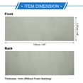 thumbnail image 4 of Repuestos Únicos de Bargain Tela de Cabecera de Malla Transpirable para Reparación de Techo Interior DIY para Automóviles, Camiones, RV, SUV, Tela de Malla Transpirable Gris Claro 54" L x 60" W, 4 of 7