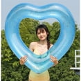 thumbnail image 4 of 2 Pcs Heart Pool Float,47.3 x 39.4 Inch Inflatable Swim Rings Bachelorette Party Pool Float Loungers Tube,Summer Water Fun Beach Party Toys for Adults, 4 of 6