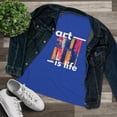 thumbnail image 3 of "Art Is Life" Women's Cotton Graphic Tee, 3 of 4