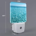 thumbnail image 2 of Fotbe Crystal Clear Ocean Waves Luz Nocturna LED, Luz de Noche con Sensor de Luz Natural de Anochecer a Amanecer, Se Enchufa a la Pared, Blanco Cálido 0.5W-EU, 2 of 7