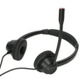 thumbnail image 3 of Auriculares de Oficina Binaural RJ9, Auriculares Telefónicos Negros Incorporados en Micrófono HD Para Telemarketing Para Servicio Al Cliente, 3 of 7