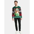 thumbnail image 2 of Men's Christmas Sweater Ugly Christmas Sweater with Drink Pocket from Holiday Time, Sizes XS-3XL, 2 of 5