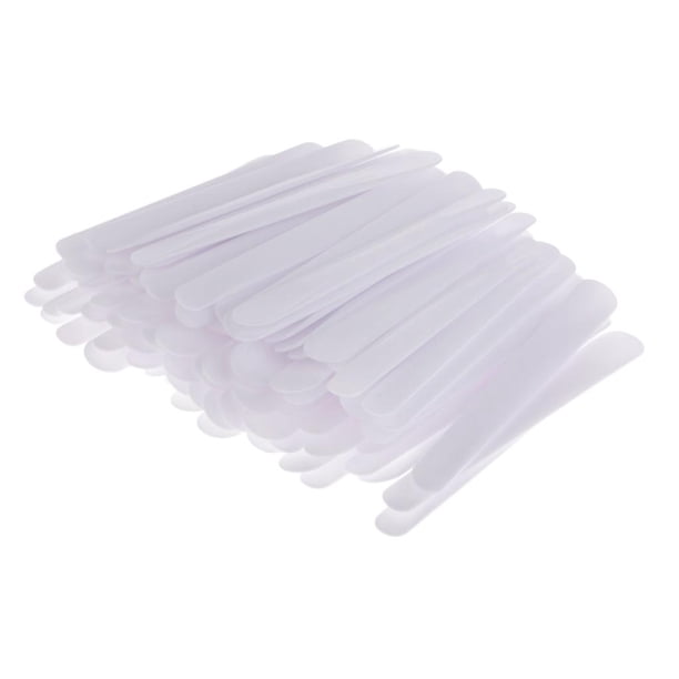100 piezas de cucharas mezcladoras de crema de dos cara, mascarilla facial, espátulas mezcladoras DIY