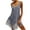 Gray, variant on Women's Silk Nightgown Satin Slip Sleeveless Sleep Dress Sleepwear Ruffle Lace Hem Nightwear Sleepshirt