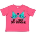 thumbnail image 3 of Inktastic 2nd Birthday Twins Party Boys or Girls Toddler T-Shirt, 3 of 5