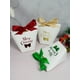 thumbnail image 5 of Caja de dulces navideña de 20/50/100 piezas, patrón de lazo, tres colores, caja de dulces para fiesta de celebración navideña, 5 of 5