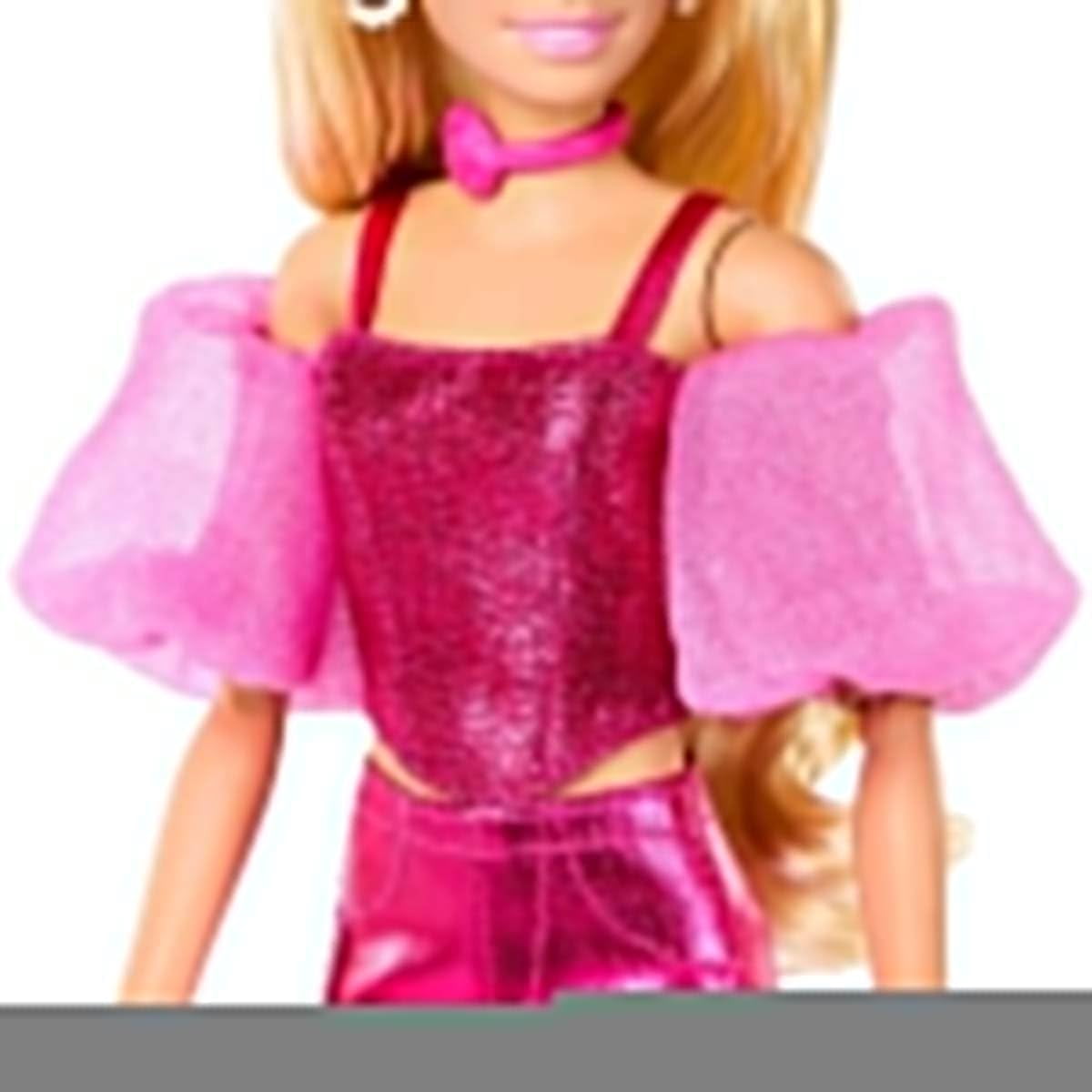 Barbie Deluxe Style Fashion Doll #5 in Metallic Pink Outfit Toy New with Box