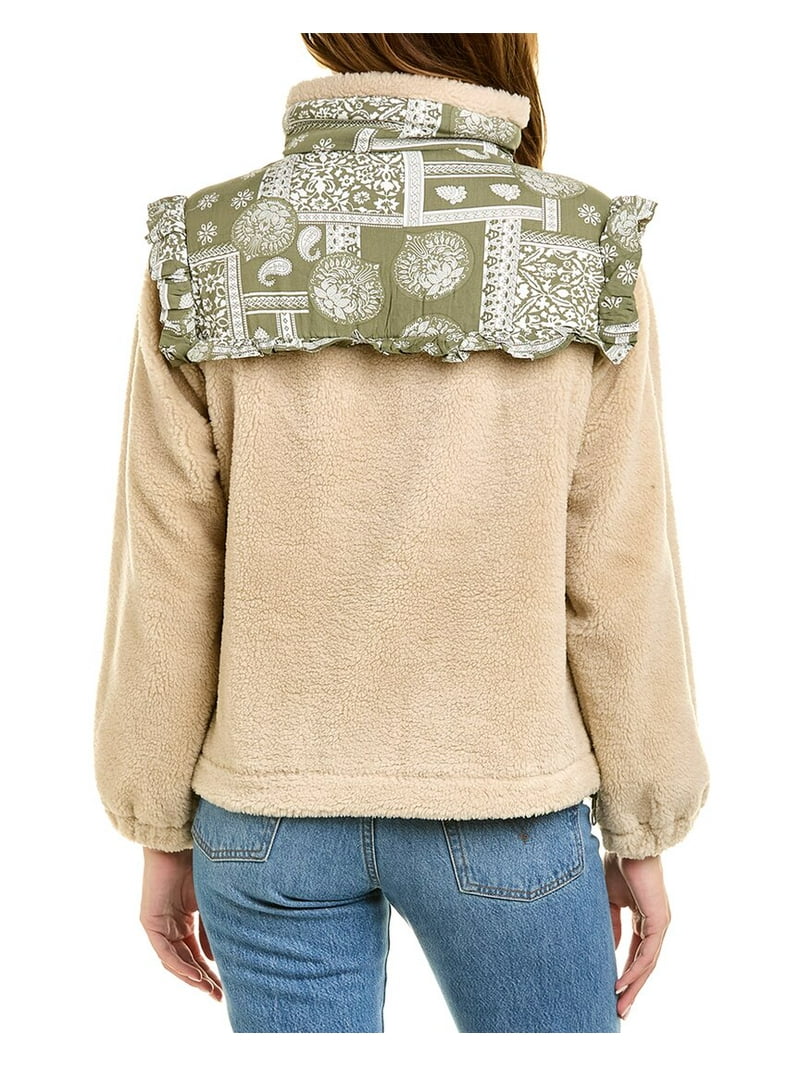 Lea & Viola womens Ruffle Teddy Jacket, m - Walmart.com