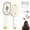 Beige, variant on Multifunctional Steam Comb, Ionic Mist Brush Hair Straightener, Soothing Scalp Massage, Detangling & Anti-Static Design Tames Flyaways, 5 In 1 Air Cushion Brush for All Hair Types (Purple)