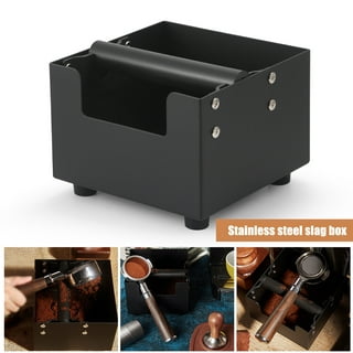 Homeffect iSH09-M674009mn Knock Box with Improved Handling - Innovative  Espresso Tools - Coffee Knock Box Espresso, Black - Espresso Machine  Accessories