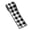 Black and white, variant on Black and White Striped Fabric Ribbon with Stitched Edges, 1 Roll, for Christmas Tree and Gift Wrapping Decoration