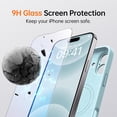 thumbnail image 4 of KOMI for iPhone 16 Case with 2 Screen Protectors - Compatible with Magsafe - Upgraded Camera Protection - Liquid Silicone Protective Phone Case for Men, Women,Girls Ice Blue, 4 of 6