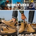 thumbnail image 6 of LAoutun Steel Toe Shoes for Men Slip on Welding Boots Mid-Cut Work Boots Safety Toe Footwear, 6 of 6
