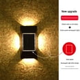 thumbnail image 4 of SUOKOM Solar Applique Murale Noire ABS+PC IP65 Extérieur Porche Jardin Déco Moderne, 4 of 9