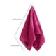 thumbnail image 3 of Toalla Facial Deportiva | Gasa absorbente suave | Color liso | Secado rápido, no se desprende, ligero | 73x35cm | Blanco, Rojo, Verde, Azul | Toallita individual para adultos, 3 of 7