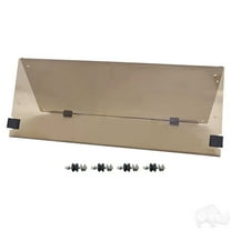 Red Hawk Windshield, Tinted 2 Piece, Yamaha Drive - WIN-1019