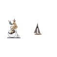 thumbnail image 1 of Figura de , estatua, escultura, colección, adorno para mesa, centro de mesa, vitrina, comedor, regalo, decoración de barco de vela, estatua de b, 1 of 8