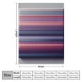 thumbnail image 4 of nygtbtfer Geometry Fleece Throw Blanket for Bed Sofa Couch Baby  Pink Purple Brown Stripe Line Plush Blanket Multicolor Room Decorations Geometric Sherpa Blanket Fuzzy Blanket Flannal Blanket White, 4 of 6