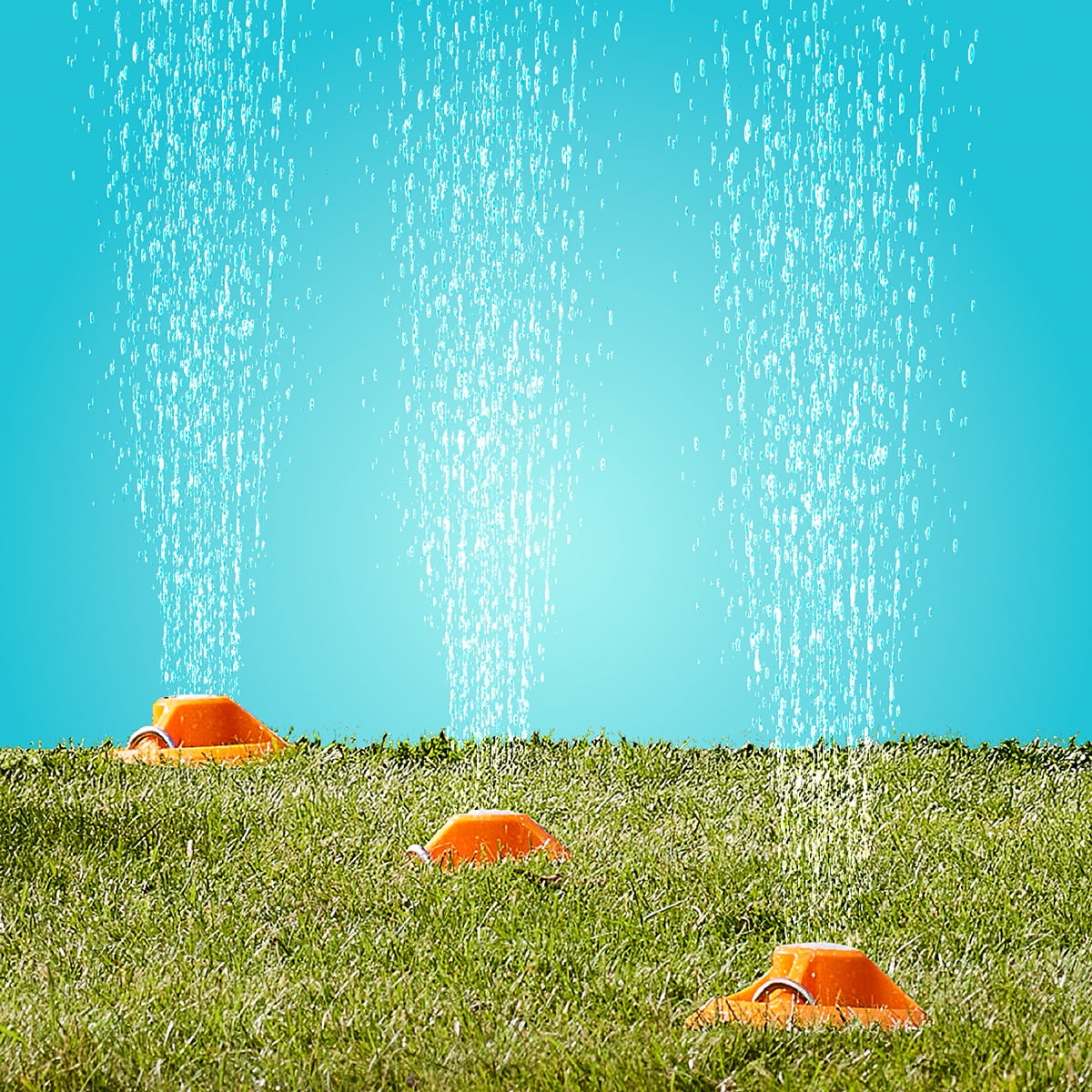 Plum Play Kids Outdoor Water Play Equipment - Outside Water Play Sprinklers, Toddler Outdoor Toys, Sturdy Backyard Activities, Summer Toys for Kids, Fun Games, 3 years and Up (Jet Set)