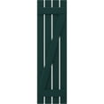 thumbnail image 5 of Ekena Millwork 15 1/2"W x 40"H Americraft Four Board (2 Batten) Exterior Real Wood Spaced Board-n-Batten Shutters w/ Z-Bar (Per Pair), Thermal Green, 5 of 10