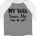 thumbnail image 4 of Inktastic My Yaya Loves Me Grandchild Girls Long Sleeve Baby Bodysuit, 4 of 5