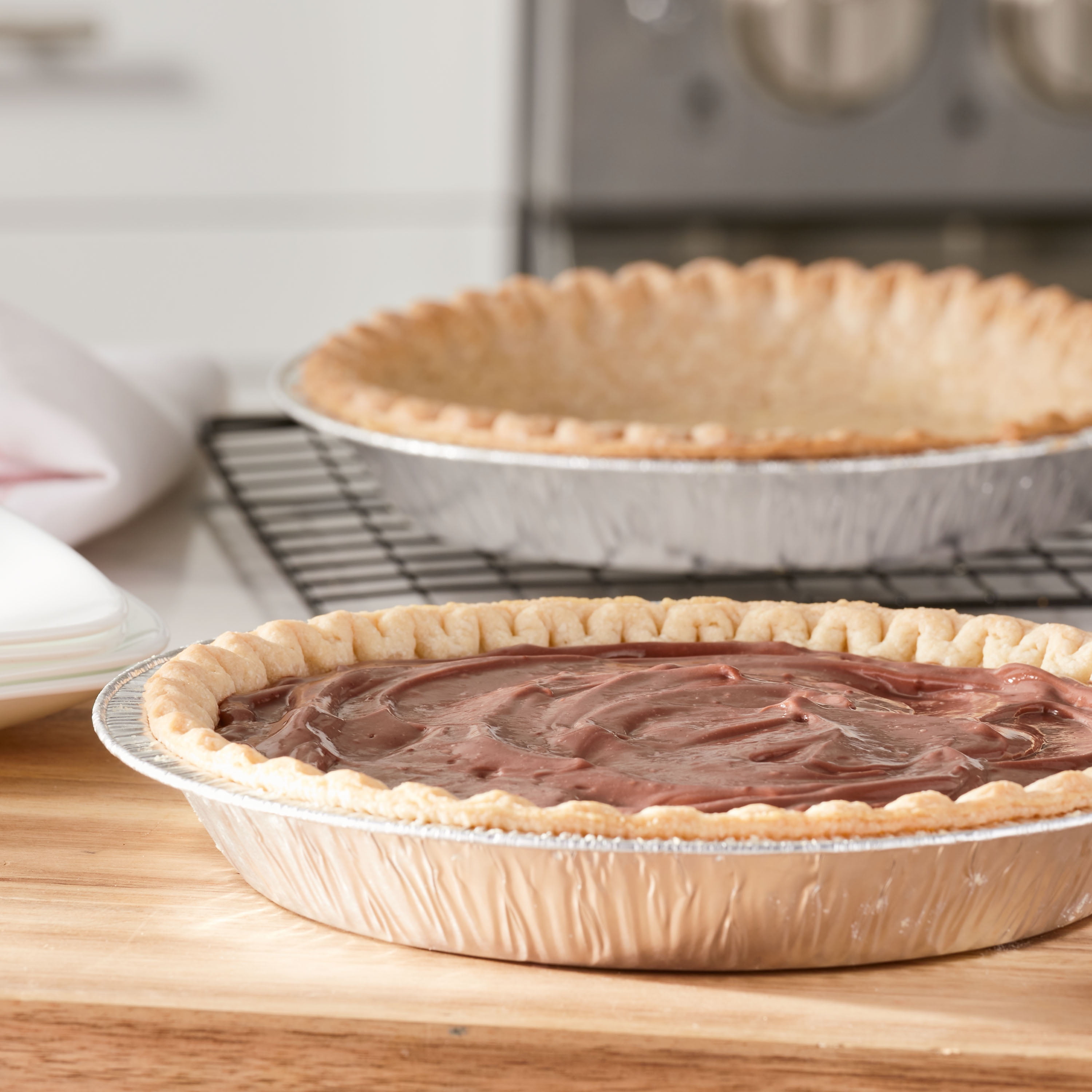 Great Value Frozen Deep Dish Pie Crusts, Two 9-inch Pie Crust & Pans, 16 oz