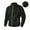 Black, variant on Miqool Mens Fleece Jacket Full Zip Stand Collar Lightweight Casual Zip Up Coat Warm Outerwear Sports Golf Jacket