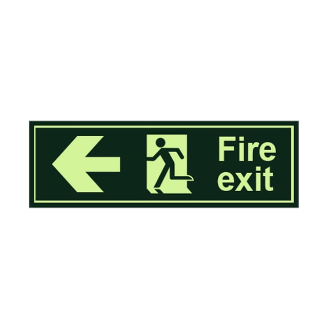 Fiudx Adhesivo de Alarma de Seguridad Contra Incendios, Señal de Advertencia Fluorescente, Autoadhesivo, Duradero, Laminado En Pvc, Fácil Instalación con Cinta Adhesiva o Tornillos, Señalización de C