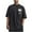 Black, variant on Mens Vintage Cotton Washed T Shirts Short Sleeve Trendy Tshirts Graphic Palm Tree Palm Print Tees Breathable Lightweight Summer Streetwear Crewneck Tops