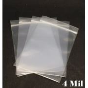 MTP  100 Pcs 3" x 4"  (7x10cm) including zipper edge- 4 Mil Clear Zip Lock Reclosable Bag Zip Zipper Packing Heavy Duty Plastic Food Save Storage