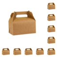 thumbnail image 1 of Bearachild Caja de almacenamiento para pasteles con asas, cajas de gran capacidad para alimentos, artículos diversos, caja de embalaje, postre, Marrón 10piezas, 1 of 6