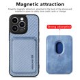 thumbnail image 2 of TECH CIRCLE for iPhone 16 Plus case with Card Holder, Magnetic Detachable 2-in-1 Wallet PU Leather Case Ultra Thin Shockproof Protective Cover Compatible with Magsafe for iPhone 16 Plus,Blue, 2 of 9