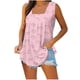 thumbnail image 1 of Puntoco Camisetas sin mangas para mujer Camiseta sin mangas estampada para mujer Top suelto, 1 of 4
