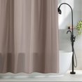 thumbnail image 2 of Brown Ombre Waterproof Shower Curtain, Stall 36"x78" Washable Polyester Fabric Shower Curtains for Bathroom, Modern Abstract Art Farmhouse Gradient Decorative Bathtub Curtain Sets with Hooks, 2 of 9