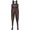 BROWN, variant on Brown Chest Wader Cleated Boot Foot with Waist Belt