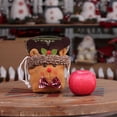 thumbnail image 4 of Santa Claus Snowmen Xmas Gift Bag Christmas Eve Apples Drawstring Bag Container, 4 of 17