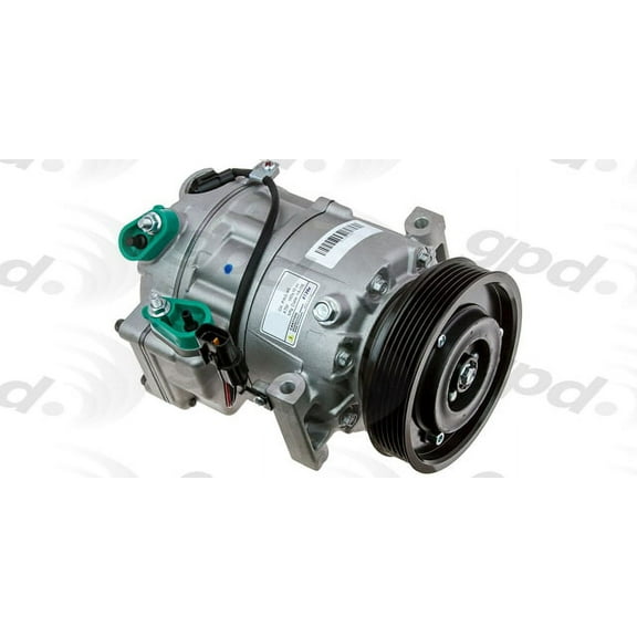 Global A/C Compressor 6512838 Fits select: 2009-2014 HYUNDAI GENESIS, 2011-2014 HYUNDAI EQUUS