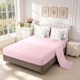 thumbnail image 3 of Erosebridal Graceful Bird Animals 7-Piece Twin Bedding,Transitional Flower Bedding Comforter Set,White Pink,Pink Reversible, 3 of 7