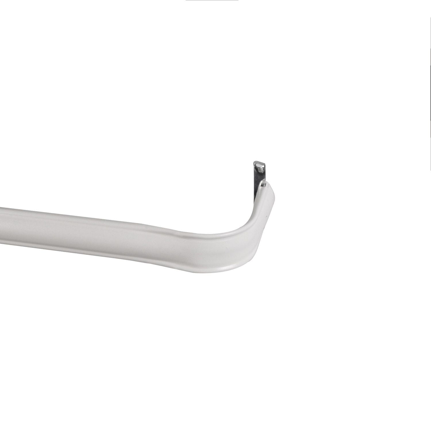 Eclipse Fast Fit Easy Install Complete Blackout Superior Hold Premium Curtain Rod, 28-48”, White