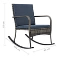 thumbnail image 7 of Garden Rocking Chair Rattan Anthracite, 7 of 7