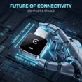 thumbnail image 6 of Mini Wireless CarPlay Adapter for Apple iPhone iOS 10+, No Delay & Plug & Play, Convert Wired to Wireless Carplay Dongle for 2026 Cars, USB-A/Type-C Port with Realtek 8730E Chip for iPhone6+, 6 of 7