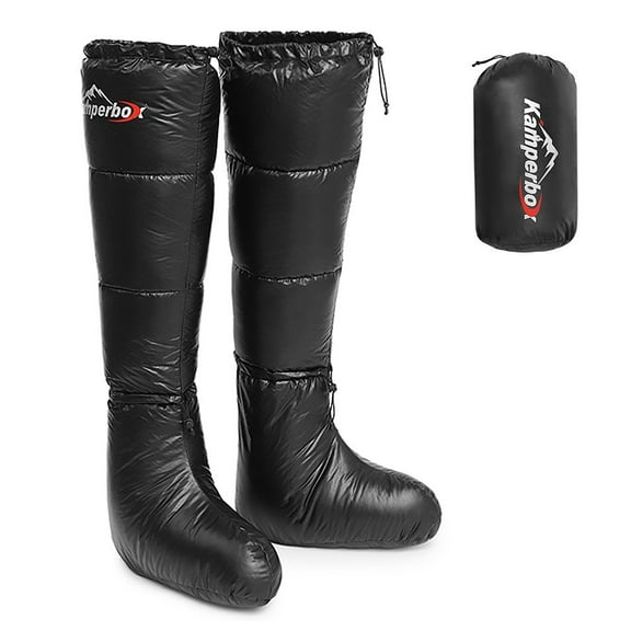 Kamperbox Winter Down Filled Boots Warm Windproof with Storage Bag