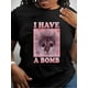 thumbnail image 1 of 100% Cotton | Have a Bomb Funny Silly Cat MemeBrainrot Weird Dank Meme T-Shirt, 1 of 6