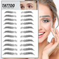 thumbnail image 1 of Ceja con forma de pelo 4D, tatuaje adhesivo, cejas postizas, maquillaje resistente al agua, 1 of 5
