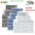 thumbnail image 3 of 10 Piece Towel Set 100% Cotton Bath Towels Hand Towels Wash Soft Absorbent, 3 of 10