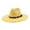 Yellow, variant on Timeless Fedora Hat For Everyday Leisure – Wide Brim Jazz Style With Ethnic Design Flat Unisex Fashion Headwear Cowboy Hat, Black
