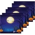 thumbnail image 3 of SKYSONIC Halloween Cotton Washcloths Set of 2, Highly Absorbent Soft Fingertip Towel for Bathroom, Gym, Hotel and Spa, 12 x 12 Inch, 3 of 7