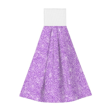 

Coaee Lilac Glittering for Fast Absorbent Hanging Towels with Velcro for Kitchen Bathroom Laundryroom