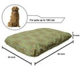 thumbnail image 2 of Geometric Pet Bed, Ornamental Interwoven Shapes in Vintage Style Abstract Repetitive Symmetric Art, Resistant Pad for Dogs and Cats Cushion with Removable Cover, 24" x 39", Multicolor, by Ambesonne, 2 of 4